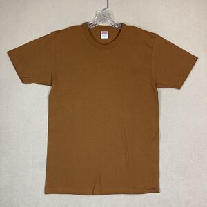Supreme T Shirt Mens Medium Brown‎ Short Sleeve Crew Neck Pre Shrunk Cotton